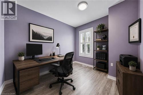 Virtually Staged - 218 Grosvenor Avenue N, Hamilton, ON - Indoor Photo Showing Office