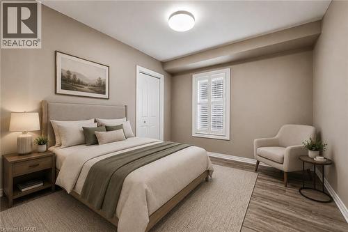 Virtually Staged - 218 Grosvenor Avenue N, Hamilton, ON - Indoor Photo Showing Bedroom