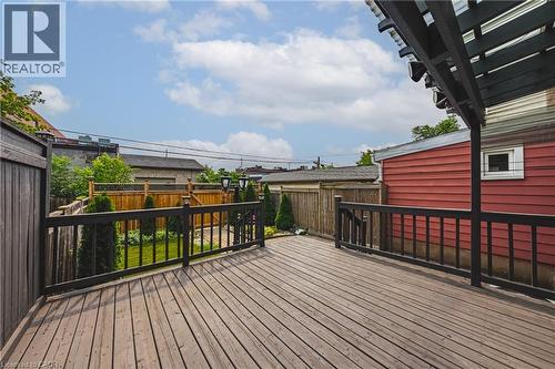 218 Grosvenor Avenue N, Hamilton, ON - Outdoor With Deck Patio Veranda With Exterior