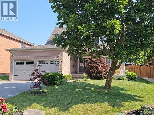 Tree and gardens on front lawn. - 20 Bird Court, Cambridge, ON - Outdoor