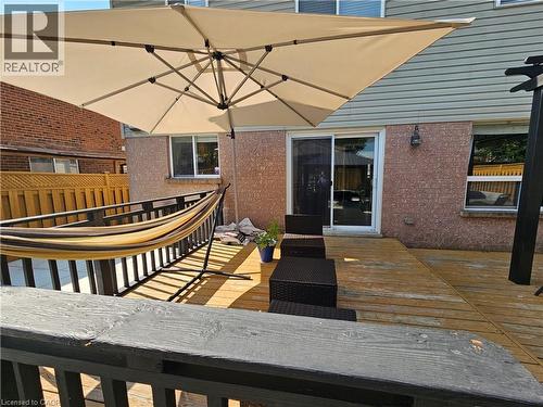 View of deck - 20 Bird Court, Cambridge, ON - Outdoor With Deck Patio Veranda With Exterior
