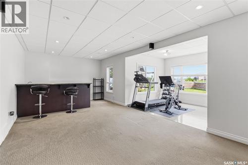 723 Bellmont Court, Saskatoon, SK - Indoor Photo Showing Gym Room