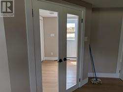 Glass doors to basement porch - 
