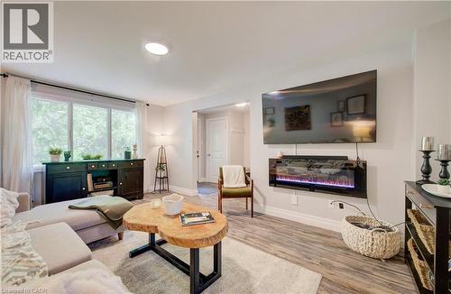 316 Ristau Place, Kitchener, ON - Indoor Photo Showing Living Room With Fireplace