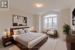 Bedroom over garage, raised ceiling sitting area - 