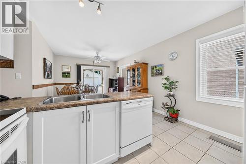 156 E Simcoe Street E, Hamilton, ON - Indoor Photo Showing Kitchen With Double Sink