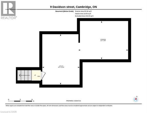 Floor plan - 9 Davidson Street, Cambridge, ON - Other
