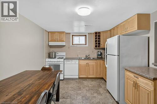 100 Alderson Drive, Hamilton, ON - Indoor Photo Showing Kitchen With Double Sink