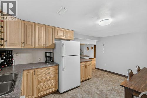 100 Alderson Drive, Hamilton, ON - Indoor Photo Showing Kitchen With Double Sink