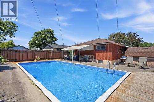 6 Beaconsfield Drive, Hamilton, ON - Outdoor With In Ground Pool With Backyard