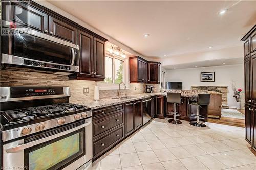 215 Forestwood Drive, Kitchener, ON - Indoor Photo Showing Kitchen With Double Sink