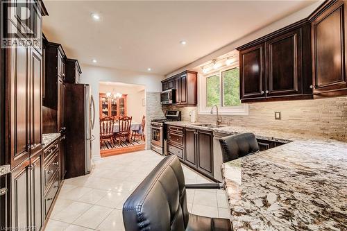 215 Forestwood Drive, Kitchener, ON - Indoor Photo Showing Kitchen