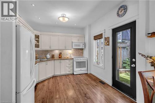 30 Sunset Avenue, Hamilton, ON - Indoor Photo Showing Kitchen With Double Sink