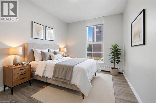 Virtual Staging - 1968 Main Street W Unit# 404, Hamilton, ON - Indoor Photo Showing Bedroom