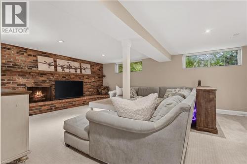 302 Harmony Road, Hamilton, ON - Indoor Photo Showing Other Room With Fireplace