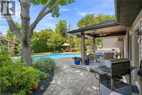 302 Harmony Road, Hamilton, ON - Outdoor With In Ground Pool With Deck Patio Veranda