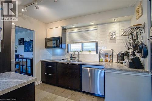 2387 Cyprus Avenue, Burlington, ON - Indoor Photo Showing Kitchen With Double Sink