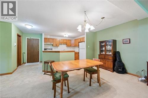 Open concept living area with light-colored carpeting - 4 Albert Street Unit# 105, Cambridge, ON - Indoor