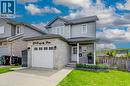 Two-story property featuring a stone and siding exterior - 124 Prosperity Drive, Kitchener, ON  - Outdoor 