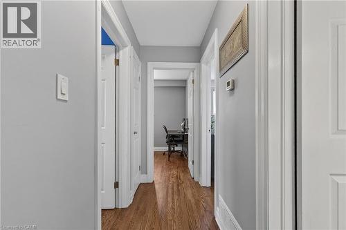 Hallway featuring light gray painted walls and wood-finish flooring - 1172 Chada Avenue, Mississauga, ON - Indoor Photo Showing Other Room