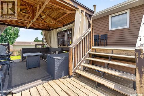 1355 Manitou Crescent, Moose Jaw, SK - Outdoor With Deck Patio Veranda With Exterior