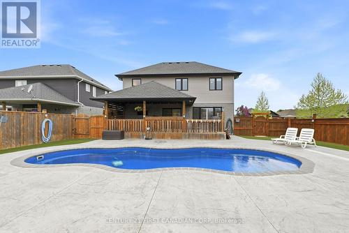 12 Glenwood Street, St. Thomas, ON - Outdoor With In Ground Pool With Deck Patio Veranda With Backyard