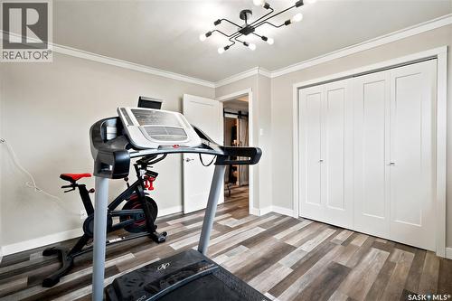 1645 Smith Street, Moose Jaw, SK - Indoor Photo Showing Gym Room