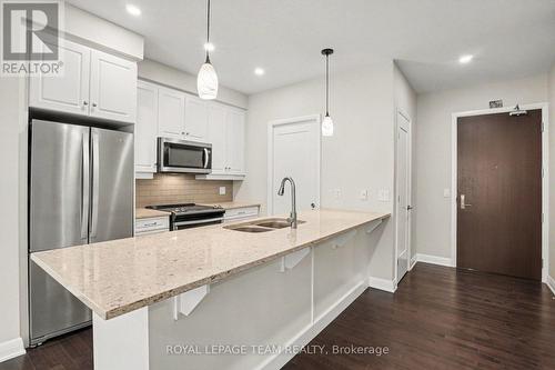 104 - 190 Boundstone Way, Ottawa, ON - Indoor Photo Showing Kitchen With Double Sink With Upgraded Kitchen