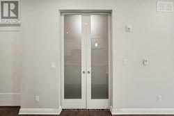 Glass double door to dining room or office - 