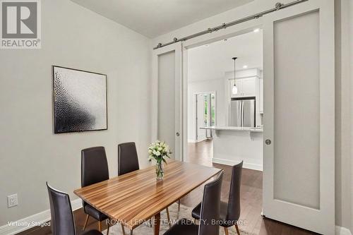 Virtually staged as Dining Room - 104 - 190 Boundstone Way, Ottawa, ON - Indoor Photo Showing Dining Room