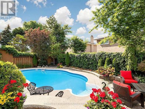 17 Black Cherry Drive, Markham, ON - Outdoor With In Ground Pool With Backyard