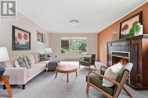 107 Wellington Street S, Goderich (Goderich (Town)), ON - Indoor Photo Showing Living Room With Fireplace