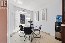 Bay window with horizontal blinds - 