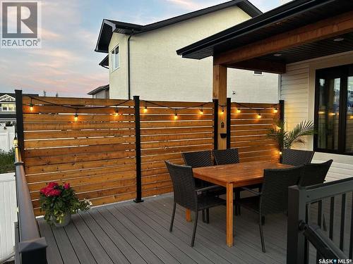 3743 Gee Crescent, Regina, SK - Outdoor With Deck Patio Veranda With Exterior
