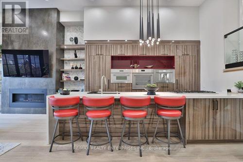 47 Thirteenth Street, Toronto, ON - Indoor Photo Showing Dining Room With Fireplace