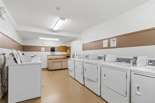 #220-3225 Eldon Pl, Saanich, BC - Indoor Photo Showing Laundry Room