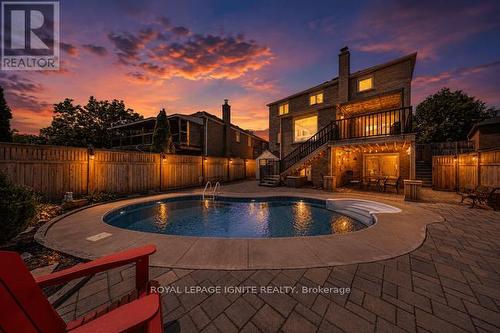 1003 Maury Crescent, Pickering, ON - Outdoor With In Ground Pool With Deck Patio Veranda