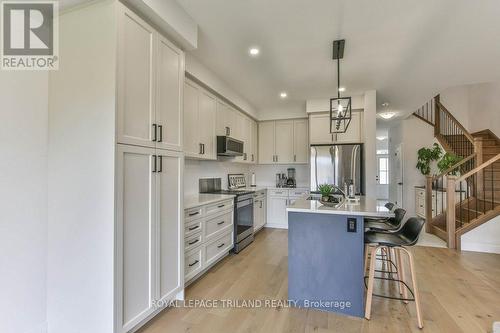 6682 Hayward Drive, London South (South V), ON - Indoor Photo Showing Kitchen With Stainless Steel Kitchen With Upgraded Kitchen