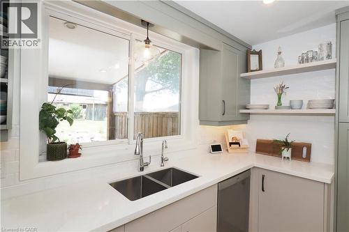 784 Elizabeth Street, Kitchener, ON - Indoor Photo Showing Kitchen With Double Sink