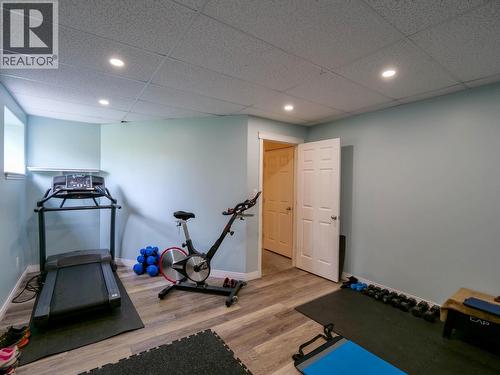 1551 View Drive, Quesnel, BC - Indoor Photo Showing Gym Room
