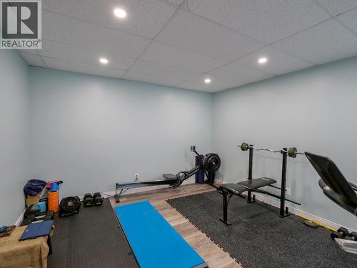 1551 View Drive, Quesnel, BC - Indoor Photo Showing Gym Room