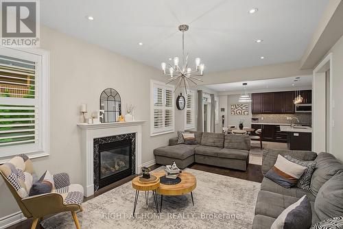 3190 Southwind Road, Mississauga, ON - Indoor Photo Showing Living Room With Fireplace