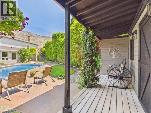 22 Willow Crescent, Osoyoos, BC - Outdoor With In Ground Pool With Deck Patio Veranda With Exterior