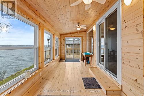 Sunroom - 40 Ivey Lane, Otonabee-South Monaghan, ON -  With Body Of Water With Exterior