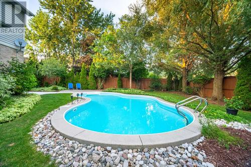 5882 Cornell Crescent, Mississauga, ON - Outdoor With In Ground Pool With Backyard