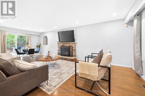 1930 Southampton Court, Ottawa, ON - Indoor Photo Showing Living Room With Fireplace