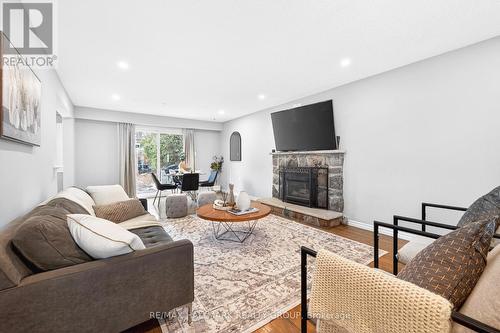 1930 Southampton Court, Ottawa, ON - Indoor Photo Showing Living Room With Fireplace