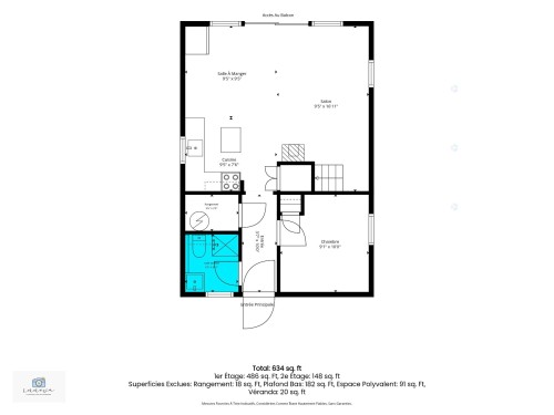 Plan (croquis) - 4 Ch. Léonard-Martin, Val-Des-Monts, QC - Other