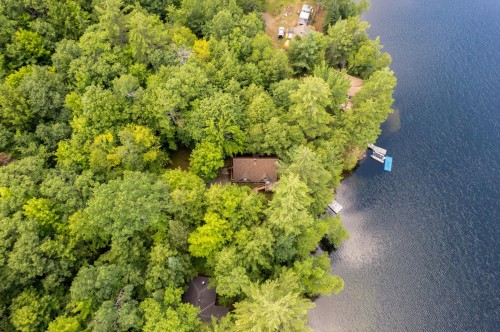 Photo aérienne - 4 Ch. Léonard-Martin, Val-Des-Monts, QC - Outdoor With Body Of Water With View