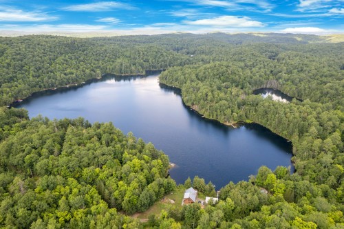 Photo aérienne - 4 Ch. Léonard-Martin, Val-Des-Monts, QC - Outdoor With Body Of Water With View